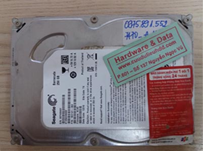 7470 seagate 250GB đầu đọc lỗi