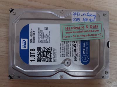 7473 Western 1TB format nhầm