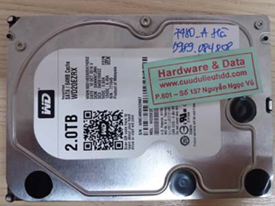 7480 Western 2TB hỏng đầu từ