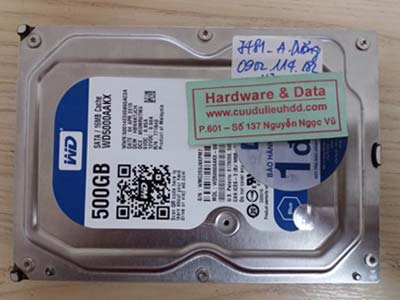 7481 Western 500GB chết cơ
