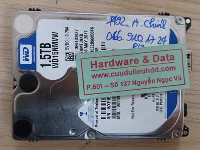 7492 Western 1,5TB hỏng đầu từ