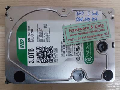 7519 western 3TB hỏng đầu từ