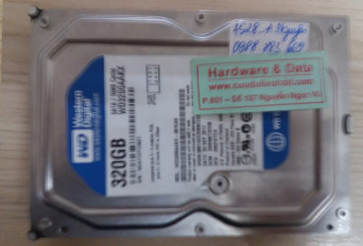 7528 western 320GB bị chết cơ