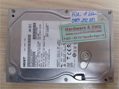 7531 Hitaichi 500GB hỏng đầu từ