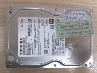 7538 Tosshiba 1TB lỗi đầu từ