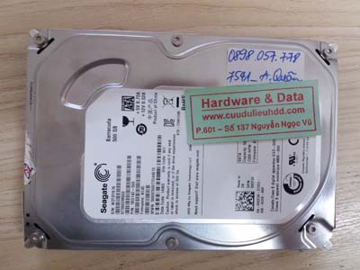 7541 Seagate 500GB hỏng đầu từ