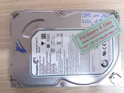 7551 Seagate 250GB lỗi đầu từ