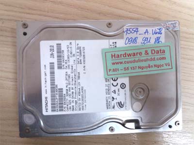 7554 Hitachi 320GB hỏng đầu từ