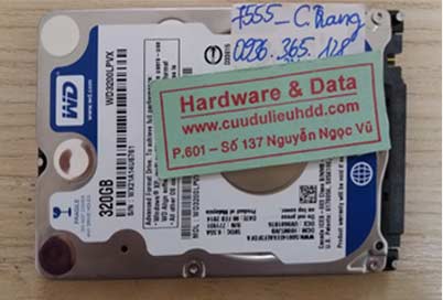 7555 western 320GB mất dữ liệu ổ D