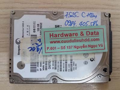 7525 Seagate 120GB bị lỗi cơ