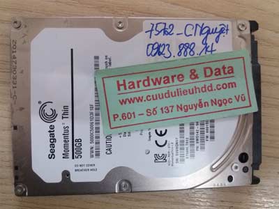 7572 Seagate 500GB chết cơ