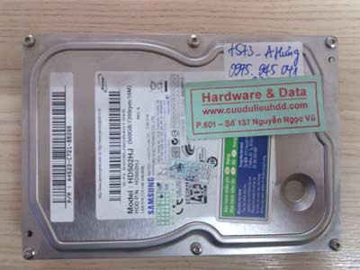 7573 Samsung 500GB lỗi đầu từ