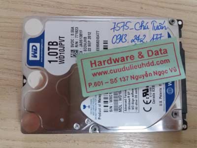 7575 Western 1TB bị chết cơ