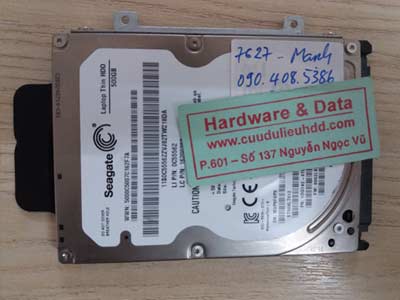 7627 Seagate 500GB nhiễm virus