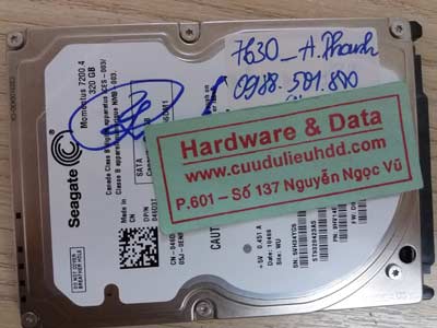 7630 Seagate 320GB đầu từ hỏng