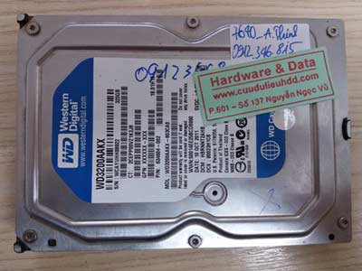 7640 Western 320GB ghost nhầm