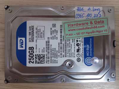 7664 Western 250GB bị chết cơ