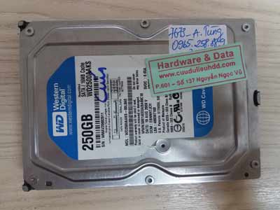 7673 Western 250GB đầu đọc lỗi