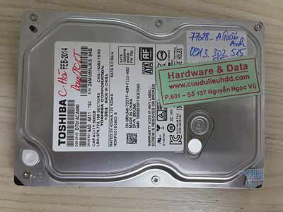 7728 Toshiba 500GB lỗi đầu từ