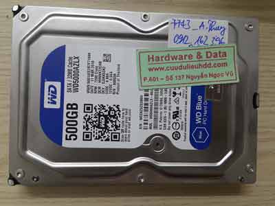 7743 Western 500GB mất dữ liệu