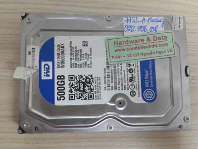 7753 Western 500GB đầu từ lỗi