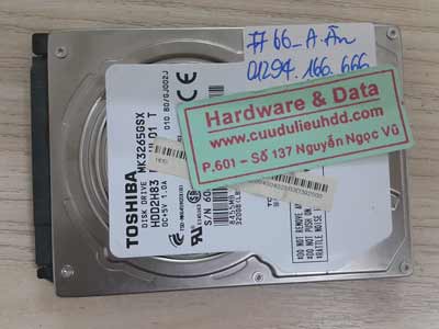 7766 Tosshiba 320GB đầu từ lỗi