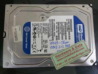 7769 Westen 500GB bị lỗi đầu từ