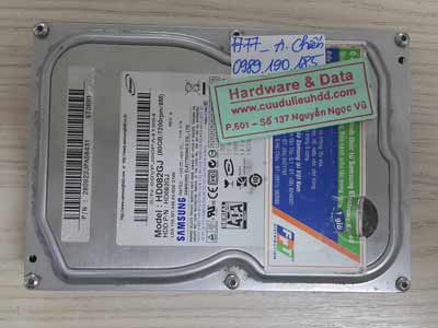 7777 samsung 80GB chết cơ