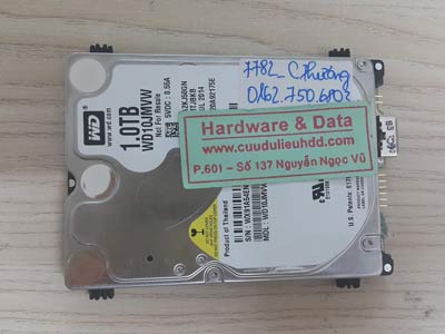 7782 Western 1TB đầu từ lỗi