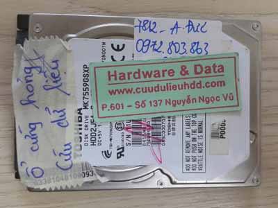 7812 Toshiba 750GB hỏng đầu từ
