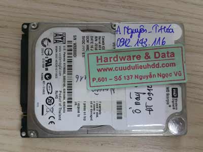 23-6 Western 160GB chết cơ