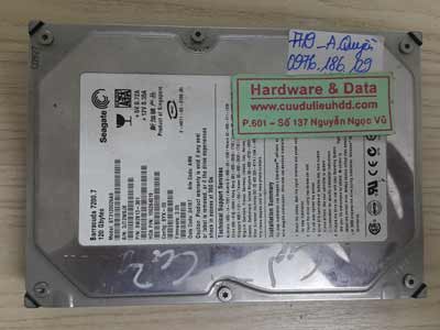 7719 Seagate 120GB bị chết cơ