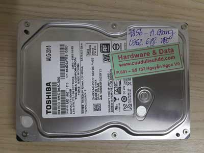 7856 Toshiba 500GB đầu từ hỏng