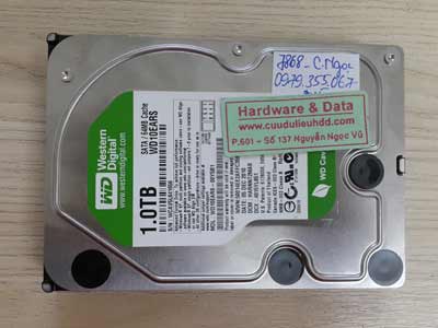 7868 Western 1TB lỗi đầu từ