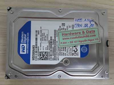 7899 Western 250GB đầu từ lỗi