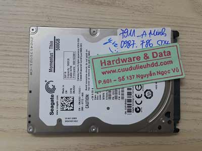 7911 Seagate 500GB chết cơ