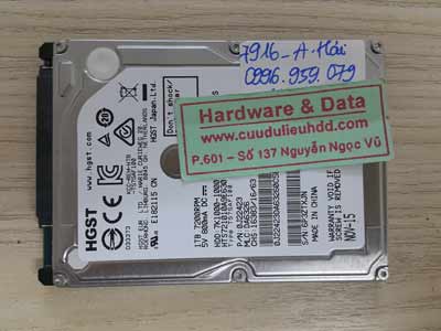 7916 Hitachi 1TB hỏng cơ