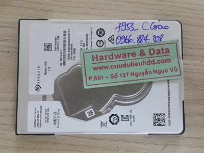 7953 Seagate 1TB hỏng cơ