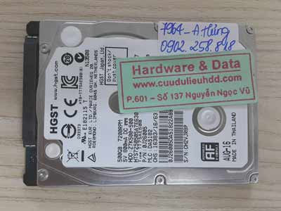 7964 Hitachi 500GB đầu từ lỗi