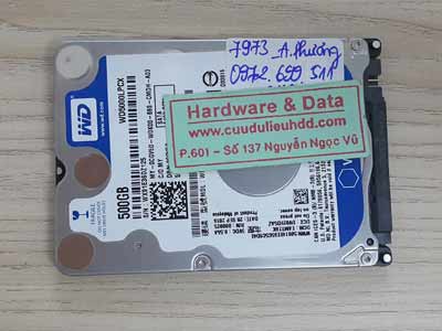 7973 Western 500GB đầu đọc lỗi
