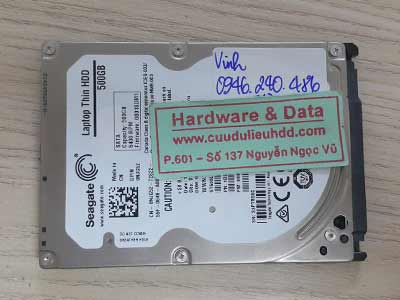 20-7 Seagate 500GB hỏng cơ