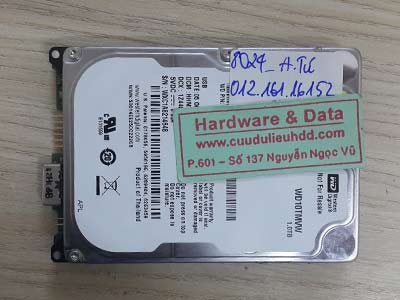 8024 western 1TB chết cơ