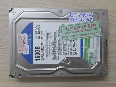 8035 Western 160GB hỏng cơ