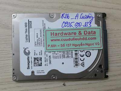 8036 Seagate 500GB chết cơ