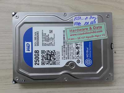 8037 Western 250GB đầu từ lỗi