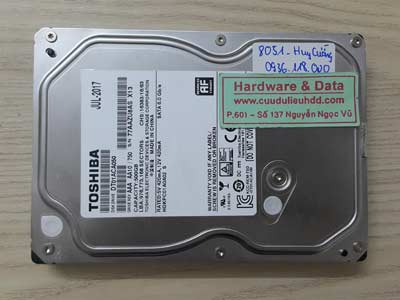 8051 Toshiba 500GB đầu đọc lỗi