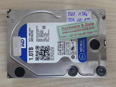 8069 western 1TB hỏng đầu từ