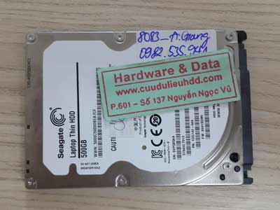 8083 Seagate 500GB mất dữ liệu