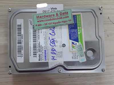 phục hồi dữ liệu ổ cứng Samsung 160GB