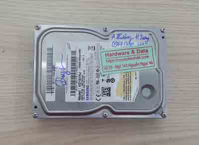 khôi phục dữ liệu ổ cứng Samsung 160GB chết cơ